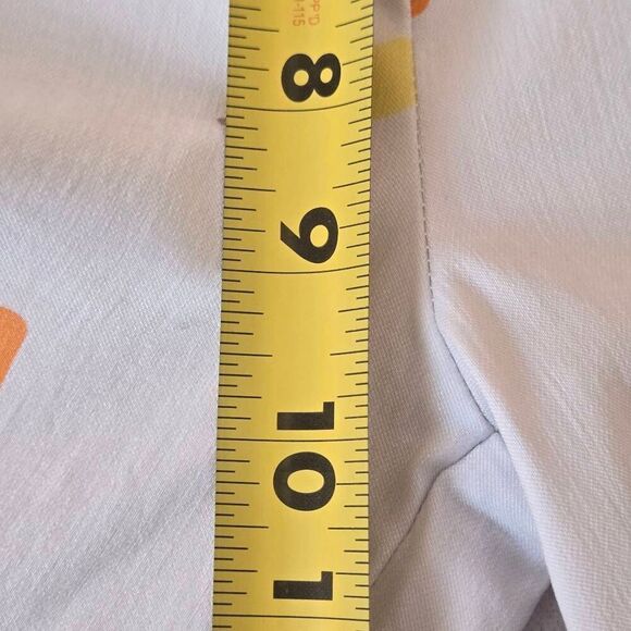 Lulu B Womens Popsicle Print White Pull On Capri Pant Size 6 - Picture 8 of 11